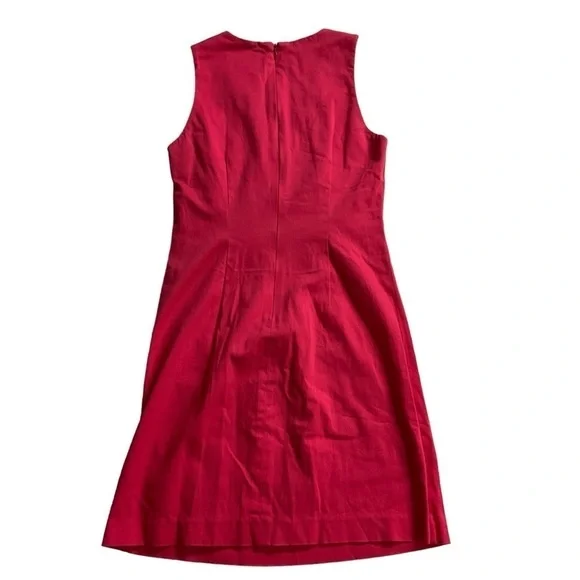 Calvin Klein CK Pink Midi Sleeveless Dress Size 0 P - Picture 2 of 10